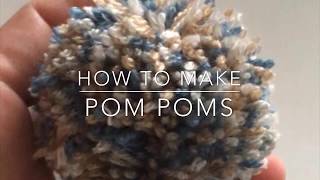 How to make Pom Poms for Beanies [upl. by Wivinah]