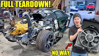 Rebuilding The Rarest Wrecked Mclaren Senna PART 2 [upl. by Corel]