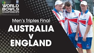 Mens Triples Final  Australia v England [upl. by Feldstein825]