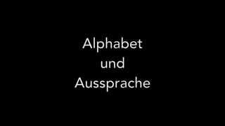 Englisch  Alphabet und Aussprache [upl. by Mcquade]