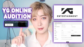 YG GLOBAL Kpop AUDITION TIPS AND SECRETS  HOW TO APPLY FOR YG ONLINE APPLICATION 2020 [upl. by Bord847]