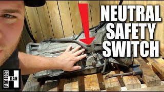 JEEP CHEROKEE XJ NEUTRAL SAFETY SWITCH REMOVAL AND INSTALLATION  FREE THE AW4 NSS [upl. by Araminta953]