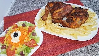 Poulet rôti  la meilleure recette  مطبخ أم وليد Oum Walid [upl. by Nagy891]