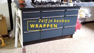 Zelf je keukenkastjes wrappen [upl. by Pellet]