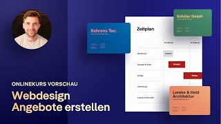 Webdesign Angebote erstellen – Kurs Vorschau [upl. by Simone920]