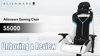 Alienware S5000 Gaming Chair  Unboxing and Review [upl. by Mccready]