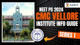 CMC Vellore  Institute Info Series 1 [upl. by Inaniel]