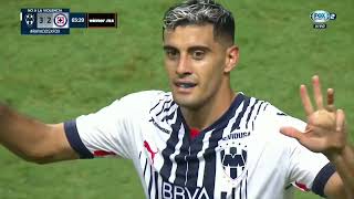 Gol de Germán Berterame  Rayados 32 Cruz Azul  Liga BBVA MX  Apertura 2022  Jornada 13 [upl. by Duwad912]