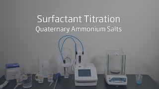 Quaternary Ammonium Salts Titration Analysis [upl. by Irok]