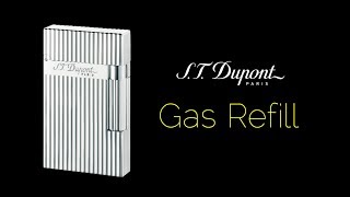 Gas Refill How To Guide on ST Dupont Ligne 2 Lighter 2019 [upl. by Cozmo]