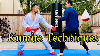 6 BEST KUMITE TECHNIQUES ⛩🥋 [upl. by Eloci]