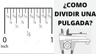 Como DIVIDIR una PULGADA  116  FACIL [upl. by Eidolem287]