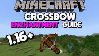 116 Crossbow Enchantment Guide Best Crossbow in Minecraft [upl. by Prasad]