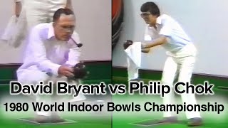 David Bryant vs Philip Chok 1980 World Indoor Bowls Championship FULL VIDEO [upl. by Eirffej879]