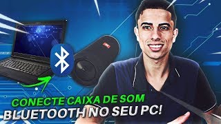 Como conectar CAIXA DE SOM BLUETOOTH no PC [upl. by Larena]