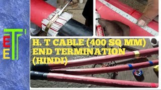 H T cable end termination procedure [upl. by Eekaz]