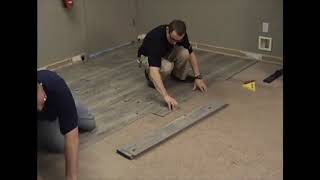 how to install SPC click flooring [upl. by Onifur]