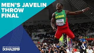 Mens Javelin Final  World Athletics Championships Doha 2019 [upl. by Nivlek684]