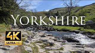 Yorkshire Dales National Park England 4K Drone Video [upl. by Fabiola295]