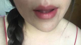 ASMRWET MOUTH SOUNDS TONGUE CLICKING LIGHT KISSES [upl. by Hyrup131]