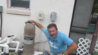 how to replace and clean a pool filter cartridge [upl. by Adorne]