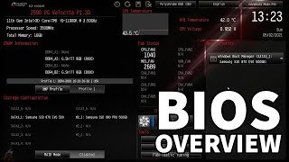 ASRock Z590 PG Velocita BIOS Overview [upl. by Oicaroh]