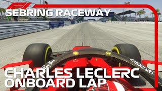 Charles Leclerc Onboard Lap  Sebring International Grand Prix [upl. by Naruq]