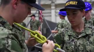 Navy Boot Camp LineHandling Training [upl. by Jacob]