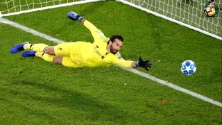 Top 10 Saves of Alisson Becker in Football History [upl. by Ardnekan]