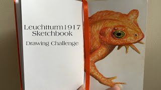 Leuchtturm1917 Sketchbook Drawing Challenge [upl. by Kingsley797]