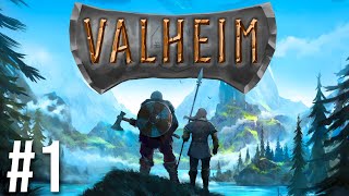 VALHEIM Gameplay – Viking RPG Survival Game – Part 1 Walkthrough Guide Review [upl. by Meesak]