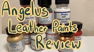 Angelus Leather Paint Review [upl. by Akahc]