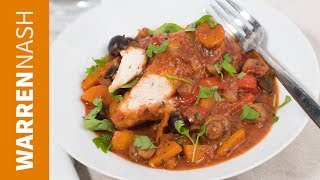 Chicken Cacciatore Recipe  Traditional Italian Hunters Stew  Recipes by Warren Nash [upl. by Aseneg]