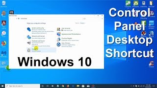 How to Open Control Panel in Windows 10 amp Make a Control Panel desktop shortcut in Windows 10 [upl. by Nnahaid]