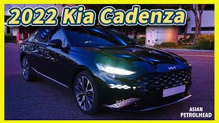 The 2022 Kia Cadenza Review – Night Drive POV Kia K8 Review [upl. by Miehar]