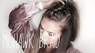 How To Mohawk Braid Hair Tutorial EASY [upl. by Niwde265]