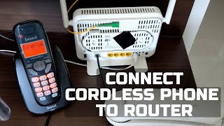 Connect Cordless Phone to Router  Airtel Xtream Fiber Calling [upl. by Spurgeon]