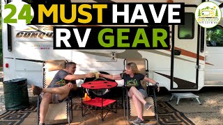 Essential Gear amp Accessories for RV Beginners  We Didnt Back In to Our Campsite  Do You Know Why [upl. by Kiehl]