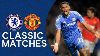 Chelsea 31 Man United  Samuel Etoo Scores Premier League HatTrick  Classic Highlights [upl. by Arvo]