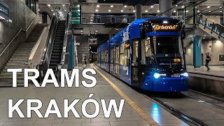 🇵🇱 Trams in Krakow  Tramwaje w Krakowie 4K 2020 [upl. by Catharina731]