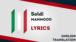 Italy Eurovision 2019 Soldi  Mahmood Lyrics Inc English translation 🇮🇹 [upl. by Kwasi]