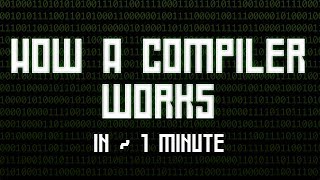 How a Compiler Works in 1 minute [upl. by Kulda]