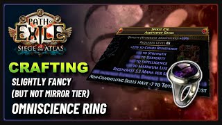 PoE 317  Crafting an Omniscience Ring [upl. by Nnairda]