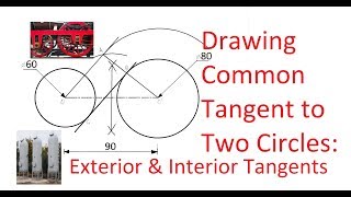 214Draw A Common Tangent to Two Circles [upl. by Grantland137]