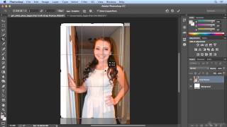 Cropping to Ratios fixed sizes and resolution in Photoshop CC [upl. by Eirellav]