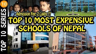 TOP 10 MOST EXPENSIVE SCHOOLS OF NEPAL  ACM NEPAL [upl. by Salangia]