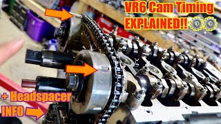 VR6 24V Cam Timing EXPLAINED  HeadSpacer INFO🔥 [upl. by Eislel]