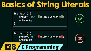 Basics of String Literals [upl. by Gradeigh]