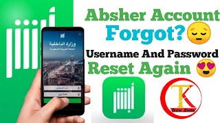 How to reset absher account username and password  Absher account recover username and password [upl. by Yzdnil]