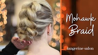 Hair Tutorial  Mohawk PullThrough Braid [upl. by Enelra]